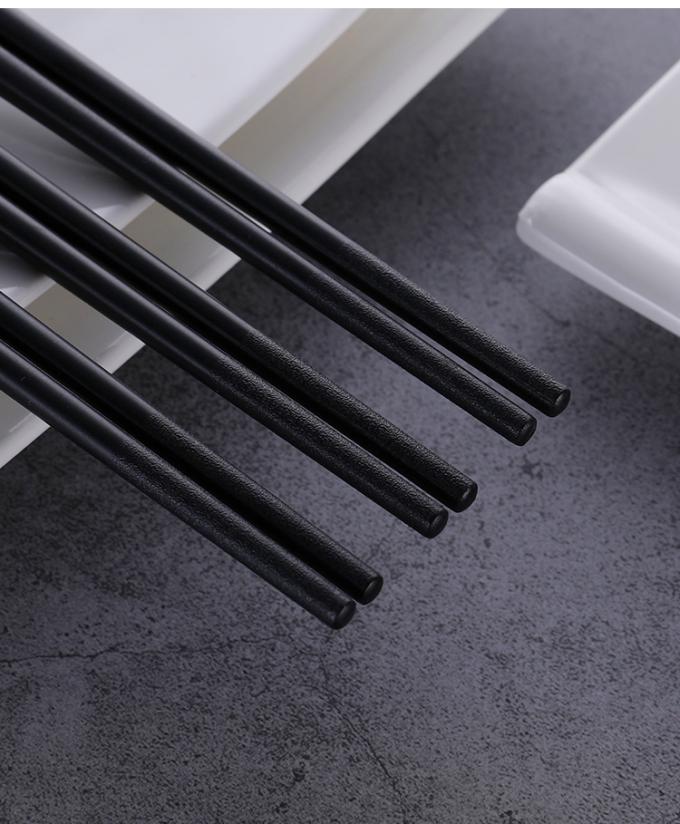 GTE 10 pares utensílios de mesa luxuosos dos hashis do polímero & da fibra de vidro com chinês 1