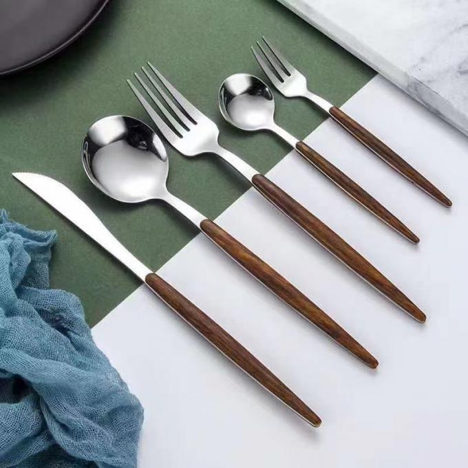 Hashis amigáveis Kit For Restaurant Home da faca da forquilha da colher da louça da melamina de Eco 3