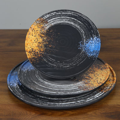 Bom preço. Disponível conservado em estoque dos utensílios de mesa da melamina da série A5 100% da galáxia de Sonfa on-line