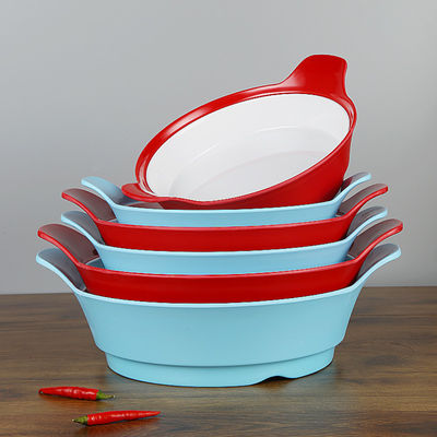 Bom preço. Utensílios de mesa 100% dobro da melamina da cor no restaurante/cantina on-line