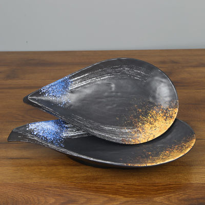 Bom preço. O triângulo 100% exótico da placa da forma da flor da placa da gota da água da placa da melamina deu forma on-line