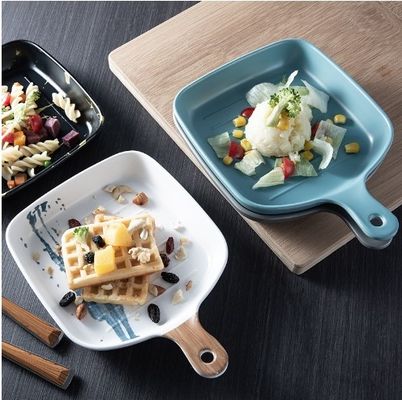 Bom preço. Válvulas de mesa de melamina de alta qualidade de estilo europeu Válvulas de mesa de cozinha Pratos de servir on-line