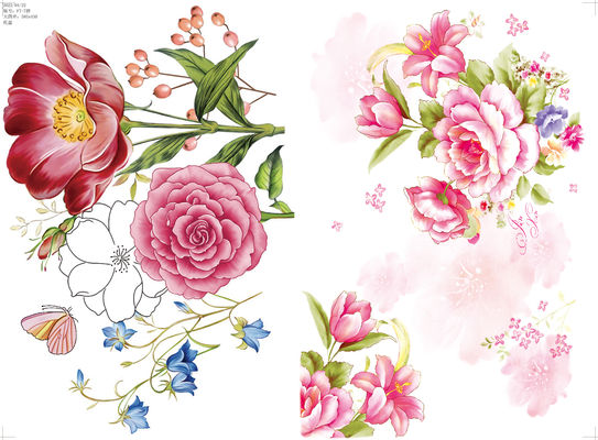 Bom preço. Papel de Decalque Impresso com Padrão Personalizável para Louça de Melamina com Tamanho 59*44CM on-line