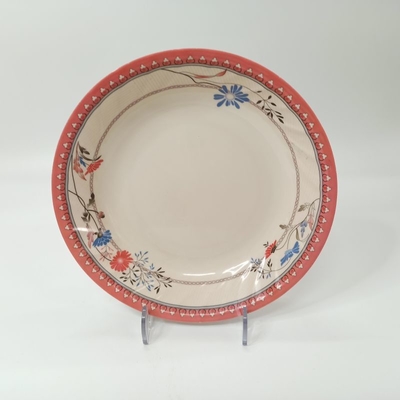 Bom preço. Chip Resistant Home Melamine Round chapeia placas de jantar do restaurante on-line