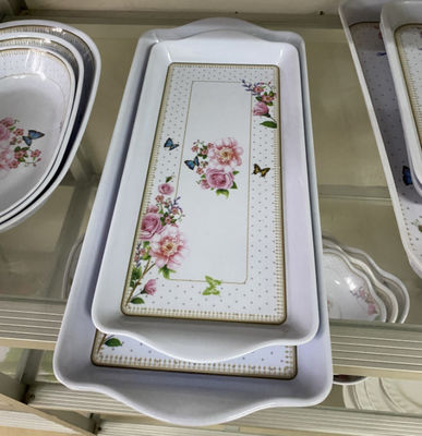 Bom preço. Custom Design Wholesale Rundutech Qualidade Superior 100% bandeja de melamina bandejas de servir de melamina on-line