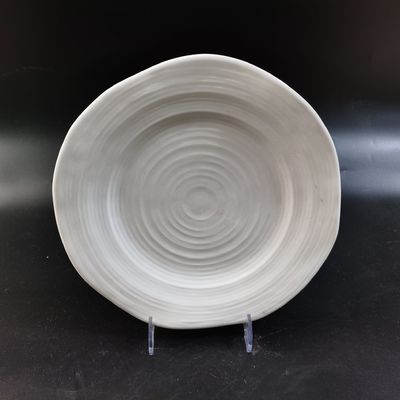 Bom preço. Taça de serviço versátil redonda branca / Taça de serviço colorida para cozinha japonesa e chinesa on-line