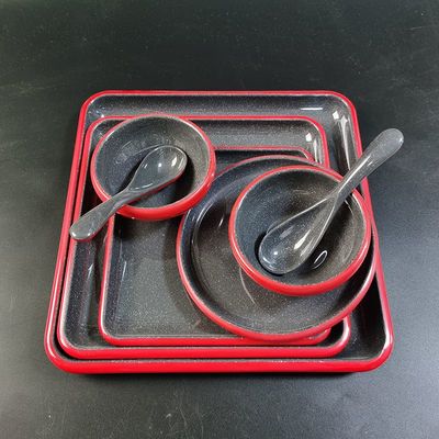 Bom preço. BPA livre Tray de serviço de melamina à moda antiga Resiste a temperaturas de -20 graus a 120 graus on-line