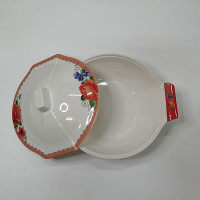 Bom preço. Melamina moldagem composto pó personalizado MMC Melamina branca artigos de mesa conjuntos não tóxicos resistentes à água on-line