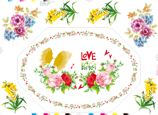 Bom preço. Papel Impresso Para Louça de Melamina Com Designs Personalizados de Tamanho 59*44CM on-line