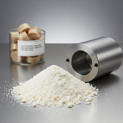 Bom preço. Composto de moldagem de formaldeído de ureia de cor personalizada para louça de mesa de melamina. CAS 9011-05-6 on-line