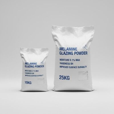 Bom preço. Melamina em pó de vidro em 10 kg 25 kg Tamanhos para maior durabilidade da superfície on-line