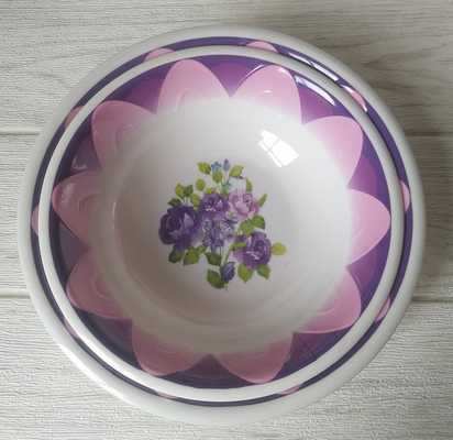 Bom preço. Projeto 100% da flor da placa de jantar da melamina do nível superior on-line