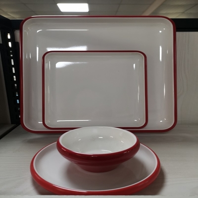 Bom preço. Placa de jantar plástica rasa durável da melamina do restaurante on-line