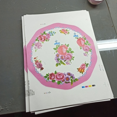 Bom preço. 85% 100% papéis do decalque da melamina do brilho para a impressão dos utensílios de mesa on-line