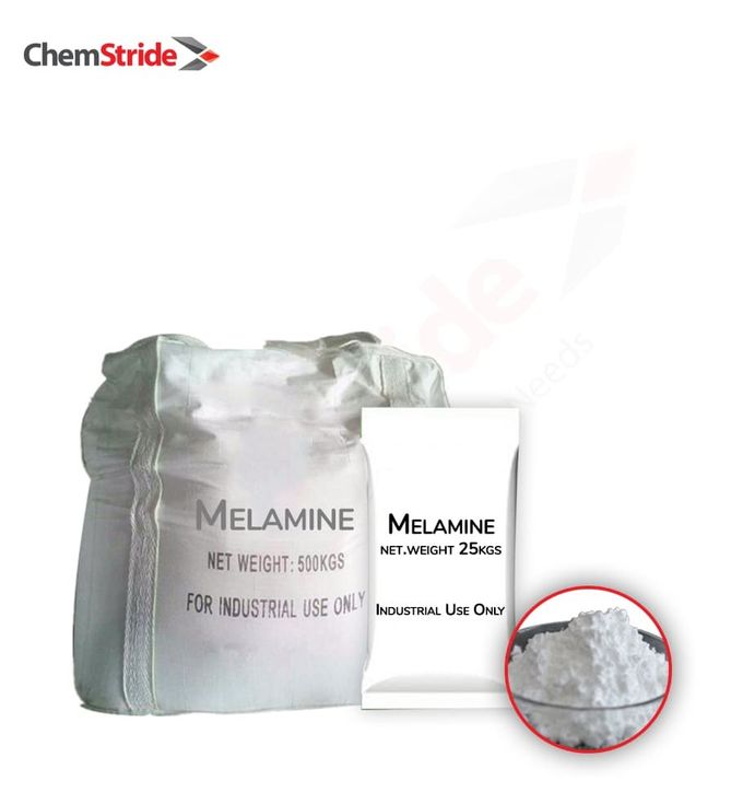 Papel branco do processo da placa do pó da resina de melamina da matéria prima 99,8% 12