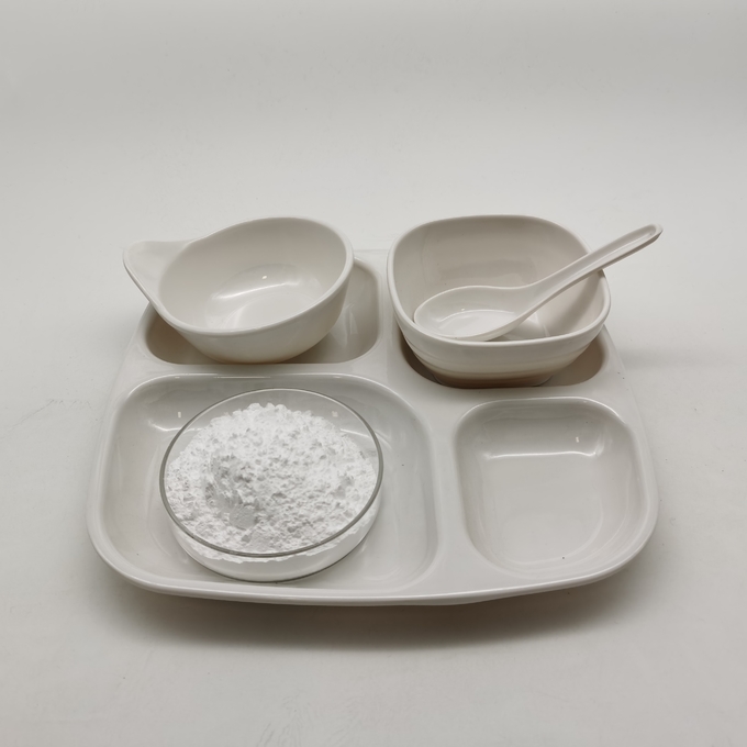 Pó branco da resina de melamina A5 do GV para utensílios de mesa da melamina 1